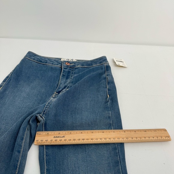 NWT We The Free People Jeans Womens Size  24 Just Float On Flare Raw Hem Hippie - Picture 10 of 12